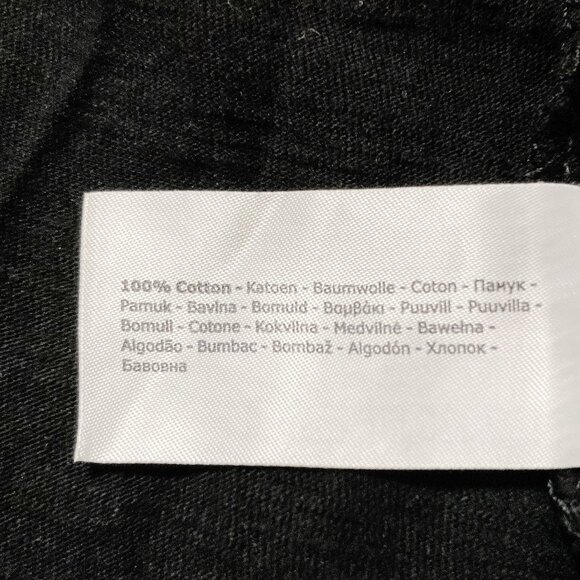 GARCIA Always & Forever sparkly graphic font black t-shirt ~  MEDIUM LARGE tee - Picture 13 of 14